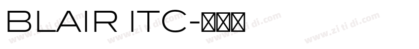 BLAIR ITC字体转换